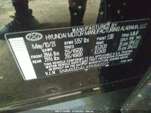Hyundai Santa Fe Calligraphy 2023 5NMS5DALXPH582077 Image 9