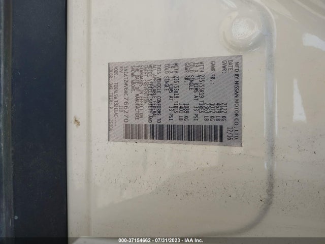 Nissan Rogue Sl 2017 5N1AT2MV6HC766270 Image 15