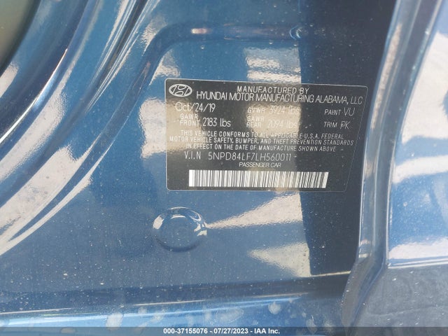 Hyundai ELANTRA SEL 2020 5NPD84LF7LH560011 Image 16