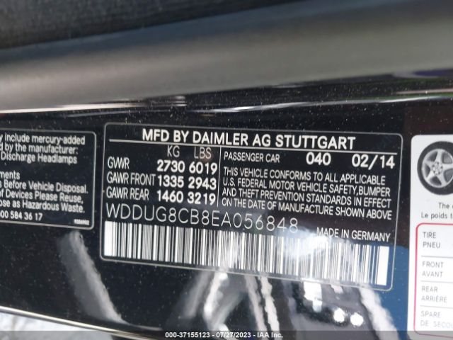 WDDUG8CB8EA056848 Mercedes-Benz S-class S 550