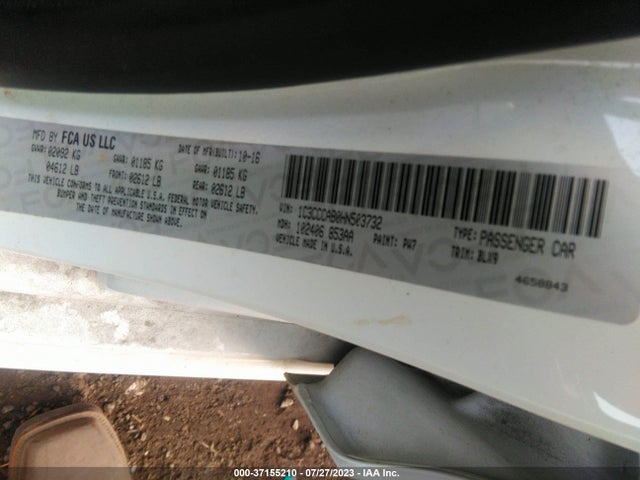 Chrysler 200 Limited Platinum 2017 1C3CCCAB0HN503732 Image 9