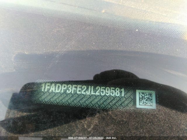 1FADP3FE2JL259581 Ford FOCUS SE