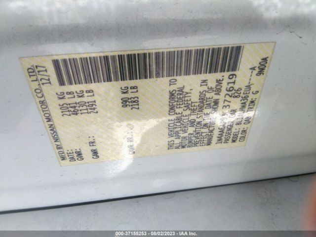1N4AA6AP9JC372619 Nissan Maxima Platinum