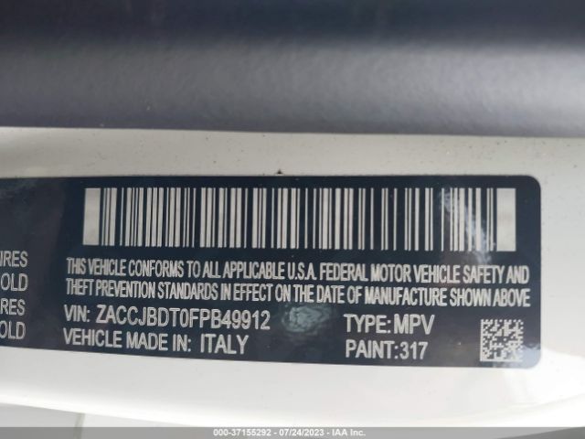 ZACCJBDT0FPB49912 Jeep Renegade Limited