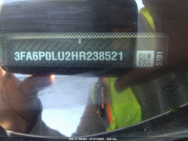 3FA6P0LU2HR238521 Ford Fusion Hybrid Se