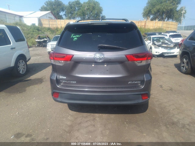 2017 TOYOTA HIGHLANDER XLE/SE VIN: 5TDJZRFH2HS373285