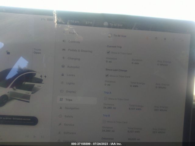 5YJ3E1EAXNF155153 Tesla MODEL 3