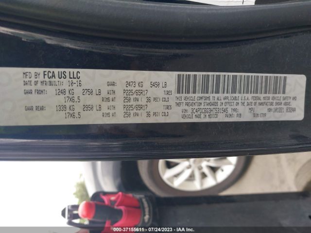3C4PDCBG3HT531545 Dodge Journey Sxt