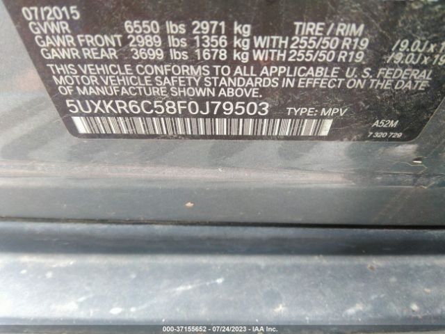 5UXKR6C58F0J79503 BMW X5 Xdrive50i