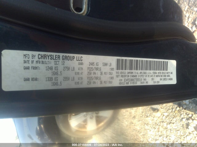 2013 DODGE JOURNEY AMERICAN VALUE PKG VIN: 3C4PDCABXDT555518