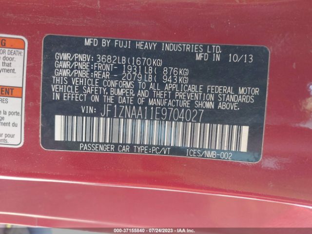 JF1ZNAA11E9704027 Scion FR-S