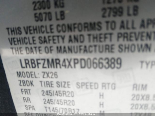 LRBFZMR4XPD066389 Buick Envision Preferred