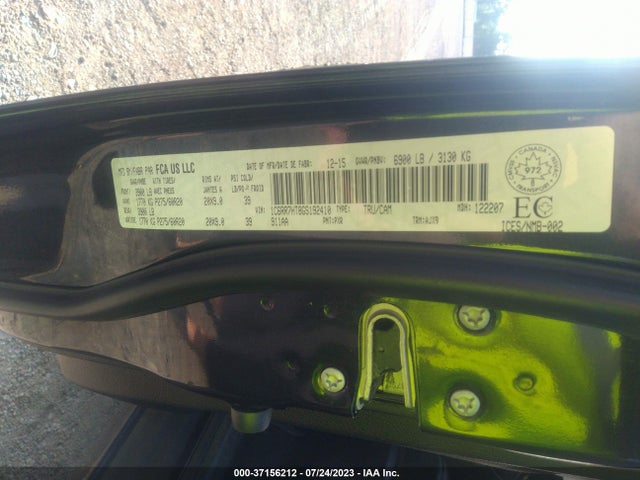 RAM 1500 Sport 2016 1C6RR7HT8GS192410 Image 9
