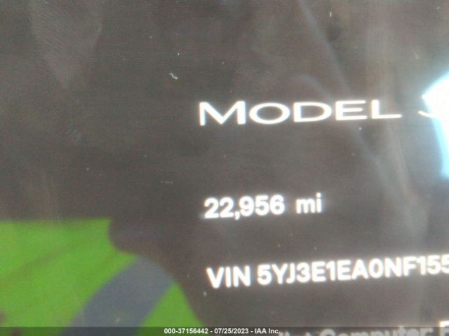 5YJ3E1EA0NF155484 Tesla MODEL 3