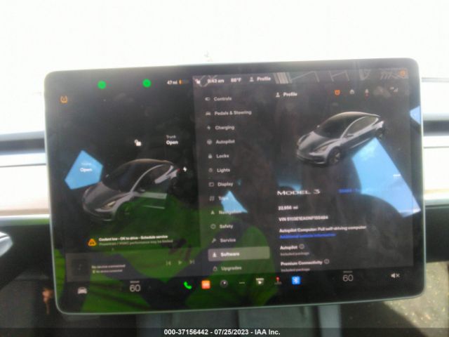 5YJ3E1EA0NF155484 Tesla MODEL 3