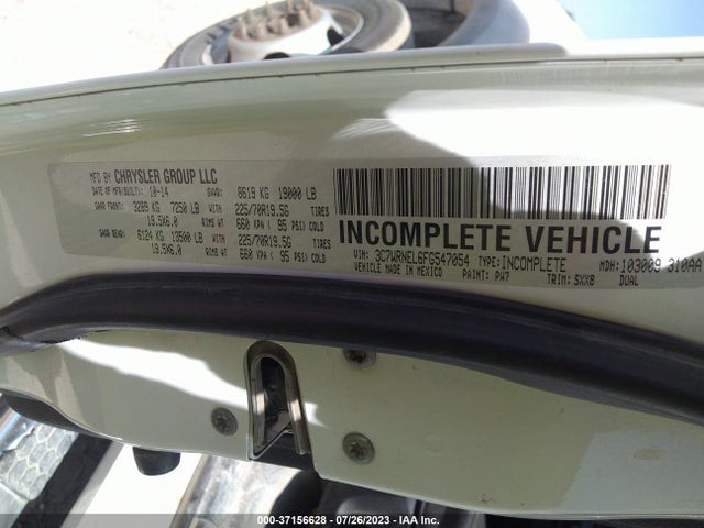 2015 Ram 5500, VIN: 3C7WRNEL6FG547054