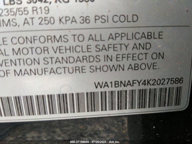 WA1BNAFY4K2027586 Audi Q5 Premium Plus