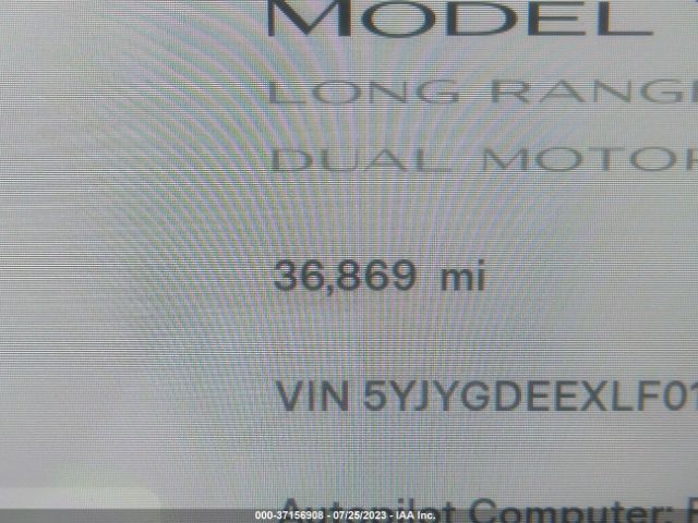5YJYGDEEXLF015461 Tesla Model Y Long Range