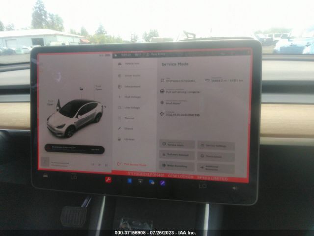 5YJYGDEEXLF015461 Tesla Model Y Long Range