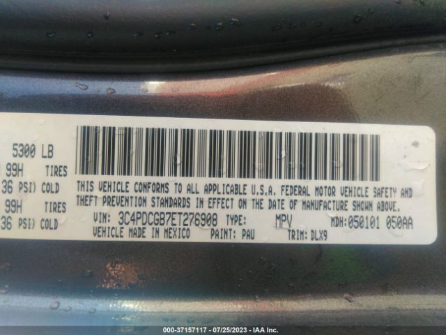 3C4PDCGB7ET276908 Dodge Journey Crossroad