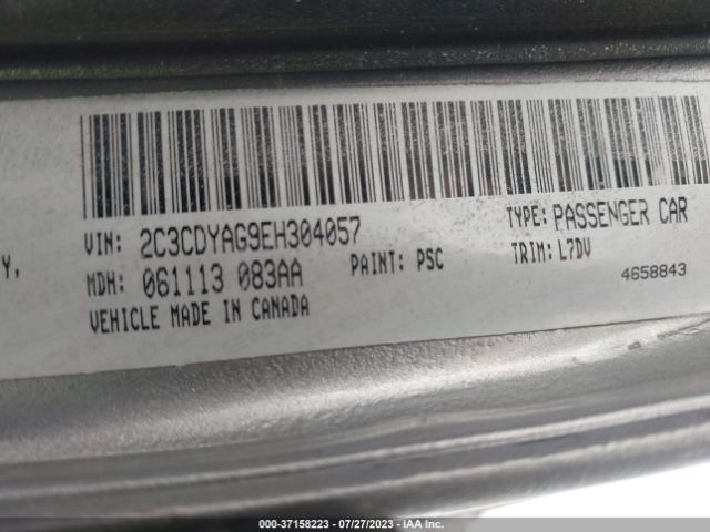 2C3CDYAG9EH304057 Dodge Challenger Sxt
