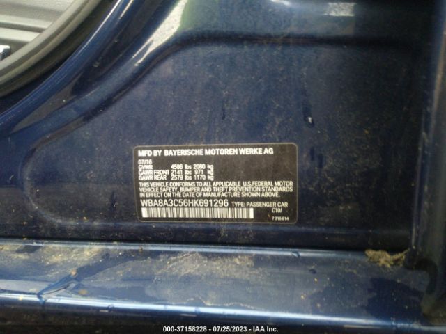 WBA8A3C56HK691296 BMW 3 Series 320i Xdrive