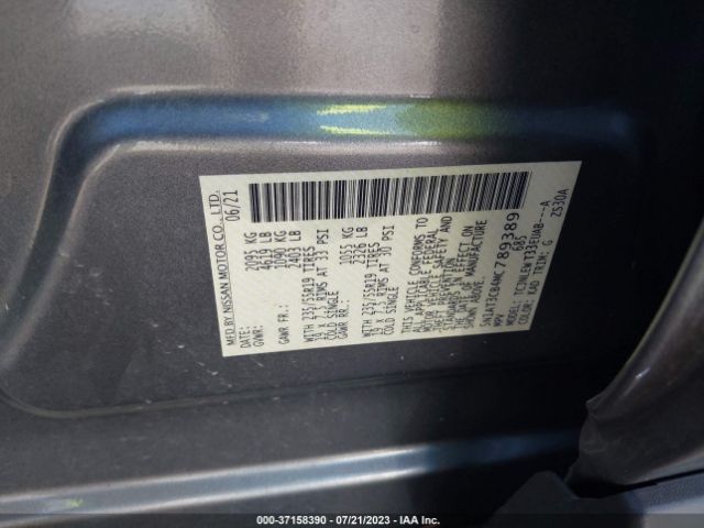 5N1AT3CB4MC789389 Nissan Rogue Sl
