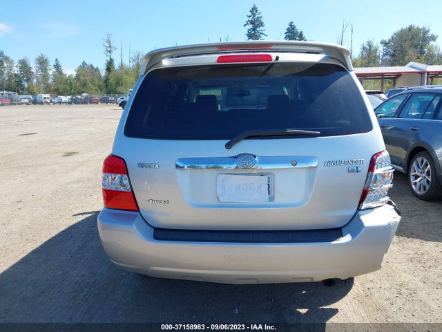 2006 TOYOTA HIGHLANDER HYBRID VIN: JTEEW21A860005216