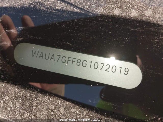 WAUA7GFF8G1072019 Audi A3 1.8t Premium