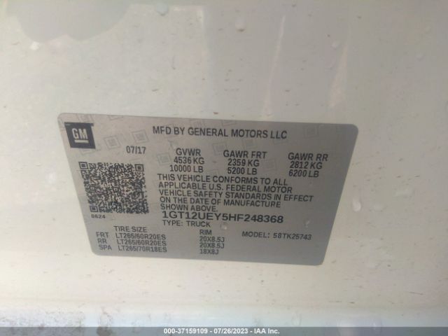 1GT12UEY5HF248368 GMC Sierra 2500hd Denali