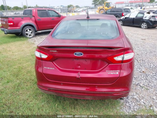 3FA6P0RU6ER386304 Ford Fusion Titanium Hybrid