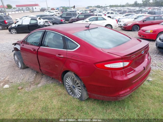 3FA6P0RU6ER386304 Ford Fusion Titanium Hybrid