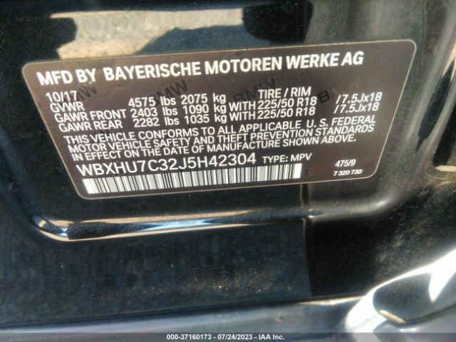 WBXHU7C32J5H42304 BMW X1 Sdrive28i