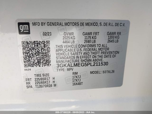 3GKALMEG5PL211530 GMC Terrain Sle