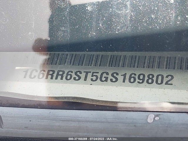 1C6RR6ST5GS169802 RAM 1500 Tradesman