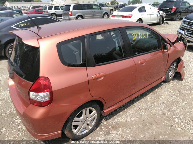 2008 HONDA FIT SPORT VIN: JHMGD38658S017128
