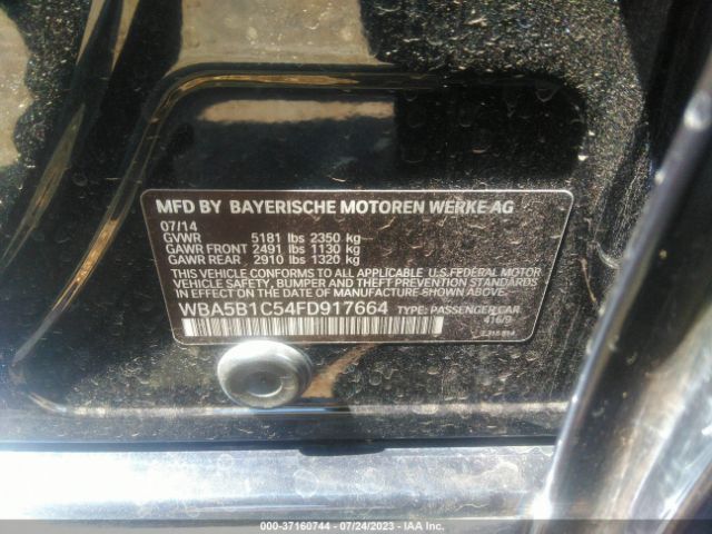 WBA5B1C54FD917664 BMW 5 Series 535i