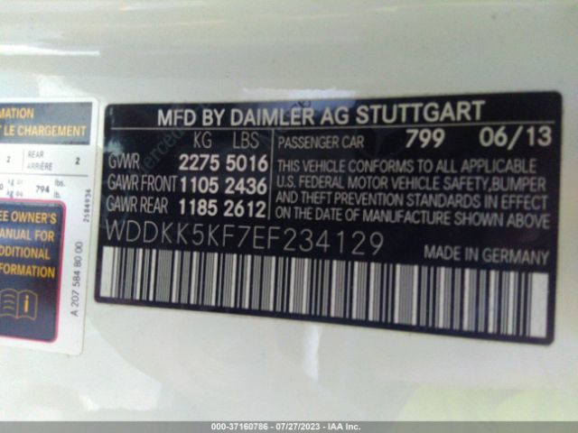 WDDKK5KF7EF234129 Mercedes-Benz E-class E 350