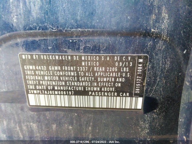 3VWPL7AJ6EM606197 Volkswagen Jetta Sportwagen Tdi W/sunroof