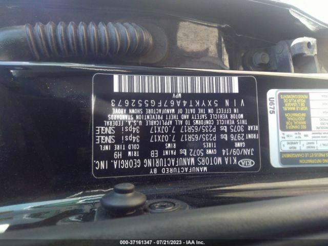 5XYKT4A67FG552673 KIA SORENTO LX