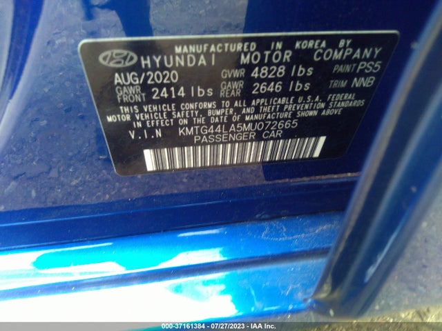 2021 Genesis G70, VIN: KMTG44LA5MU072665