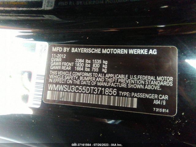 2013 MINI COOPER HARDTOP WMWSU3C55DT371856 Photo 8