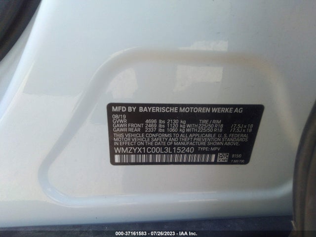 2020 MINI COUNTRYMAN WMZYX1C00L3L15240 Photo 8