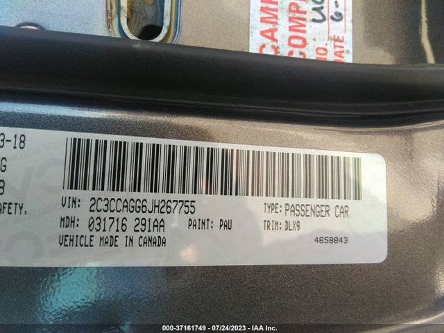Chrysler 300 300s 2018 2C3CCAGG6JH267755 Image 9