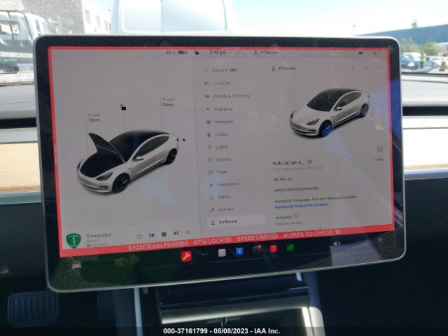 5YJ3E1EA6LF645165 Tesla Model 3 Standard Range