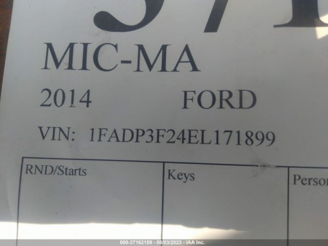 1FADP3F24EL171899 Ford FOCUS SE