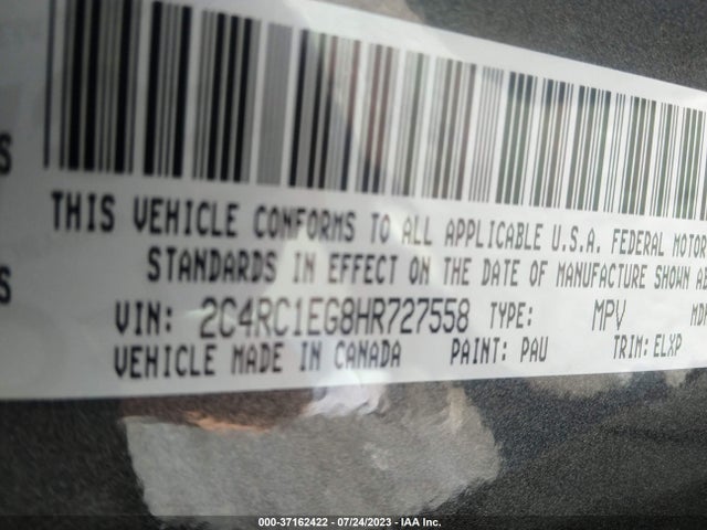 2C4RC1EG8HR727558 Chrysler Pacifica Touring-l Plus