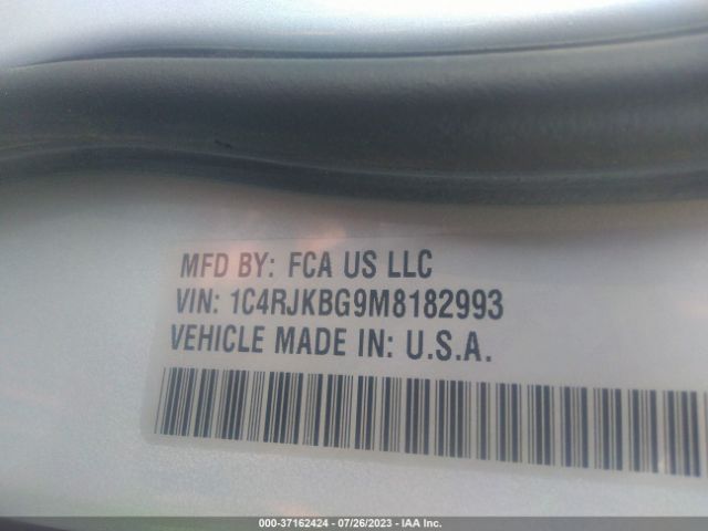 1C4RJKBG9M8182993 Jeep Grand Cherokee L Limited