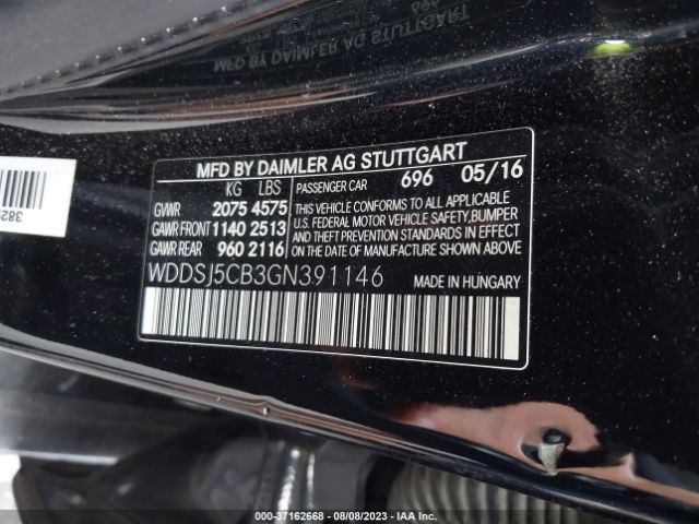 WDDSJ5CB3GN391146 Mercedes-Benz Cla Amg Cla 45