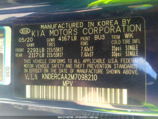 KNDERCAA2M7098210 KIA SELTOS EX